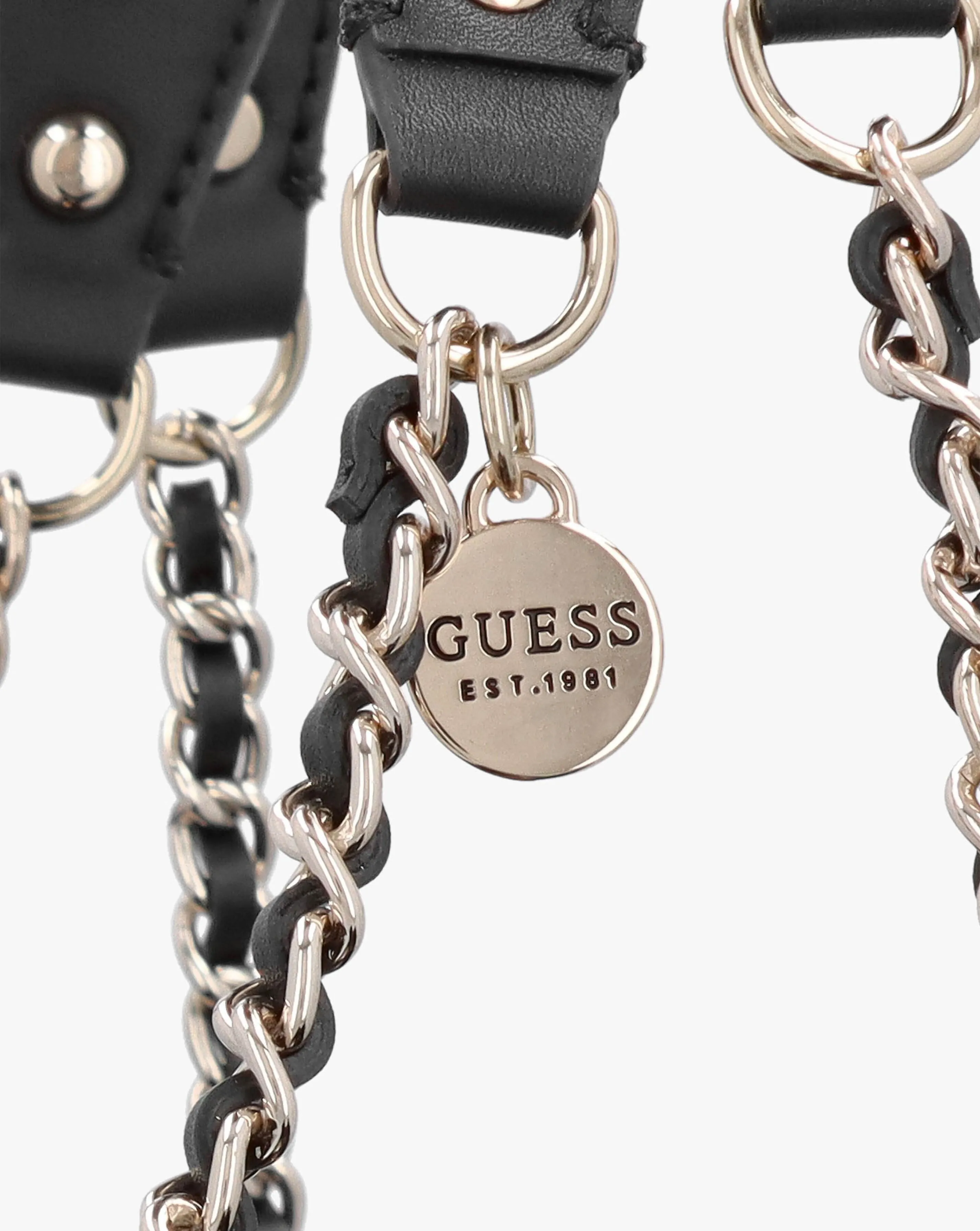 Guess Large Giully Black Tweed Tote Bag | Simply Be