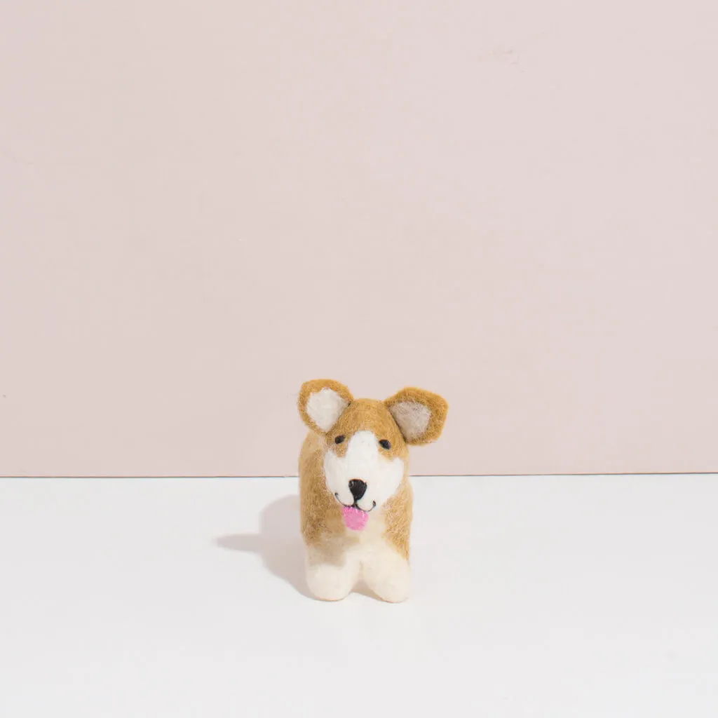 Hand Felted Corgi - Small