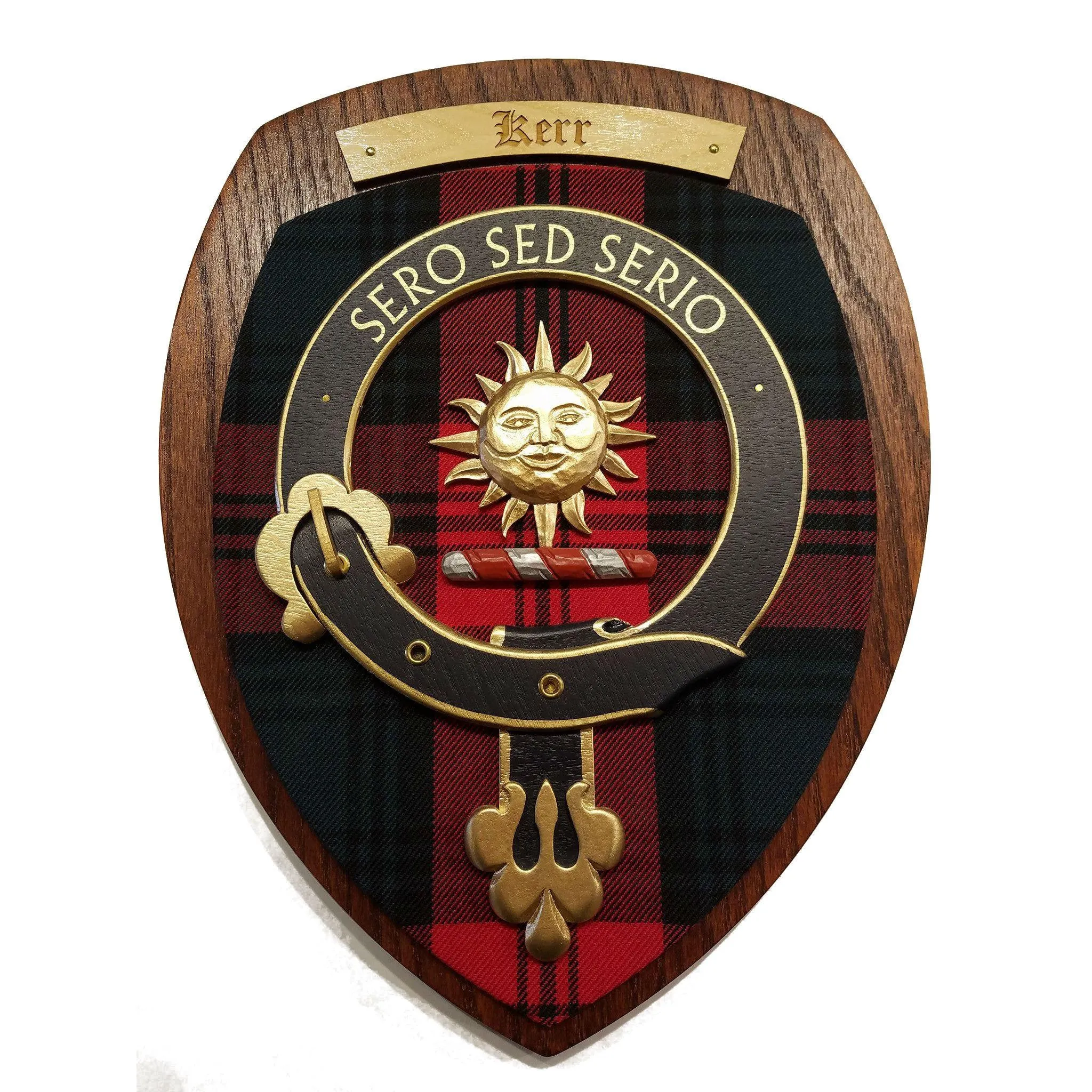 Handmade Clan Crest Wall Plaque | Large