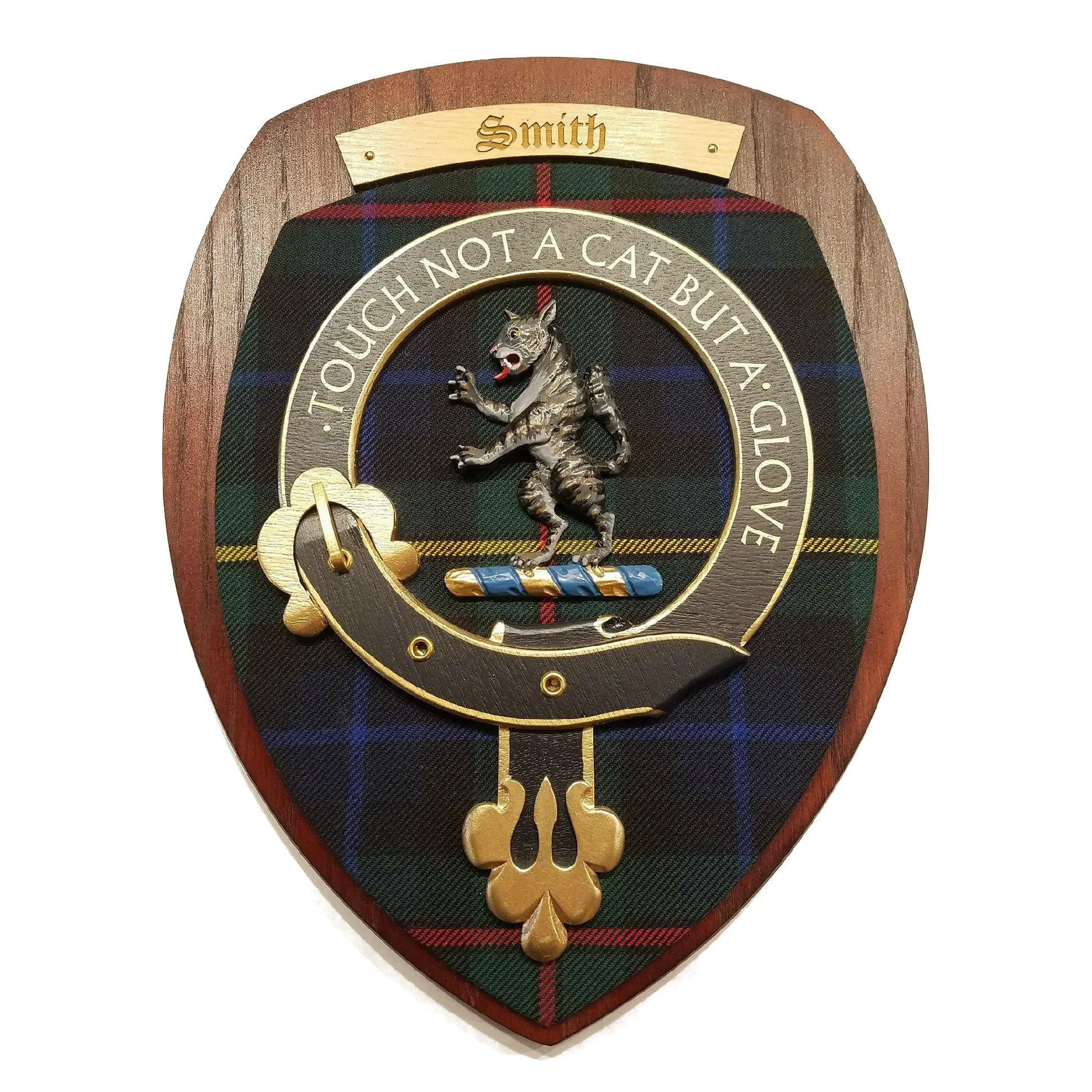 Handmade Clan Crest Wall Plaque | Large