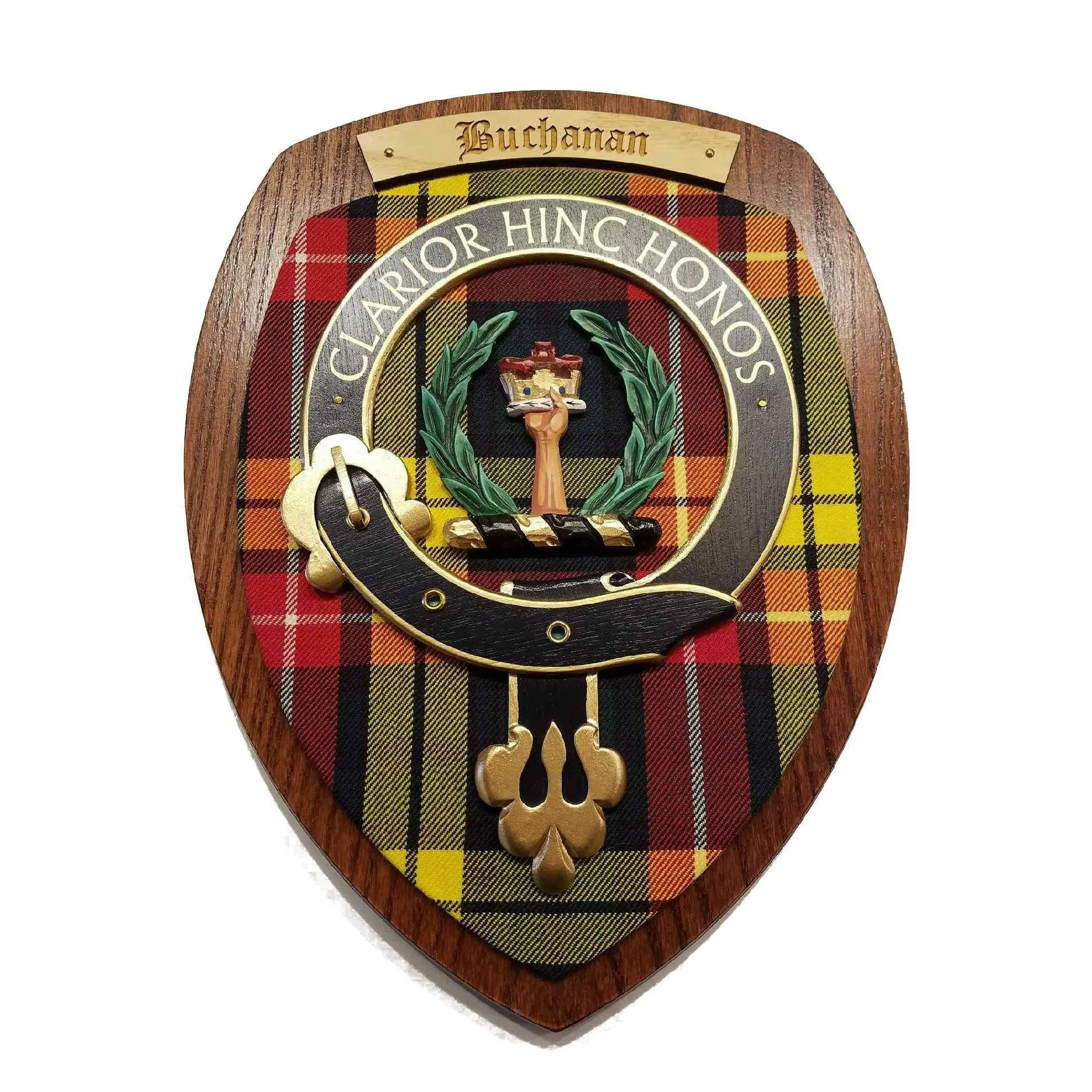 Handmade Clan Crest Wall Plaque | Large