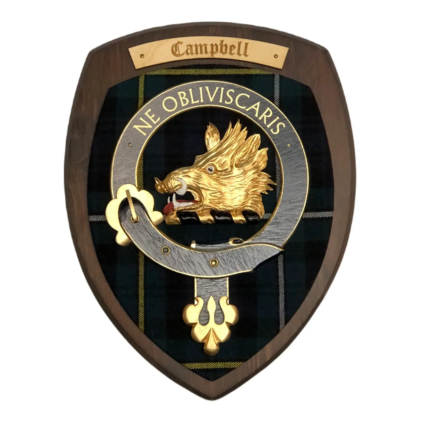 Handmade Clan Crest Wall Plaque | Large