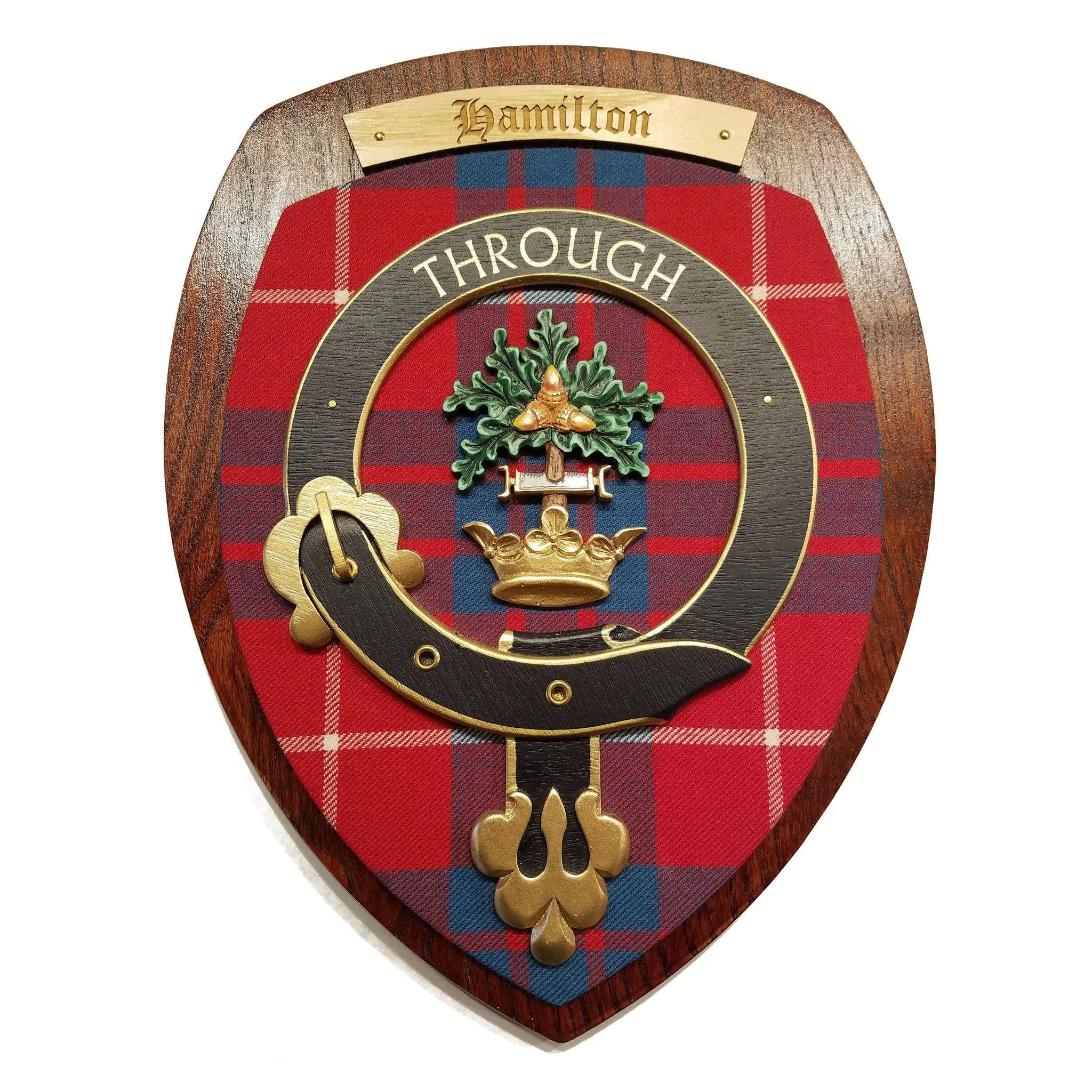 Handmade Clan Crest Wall Plaque | Large