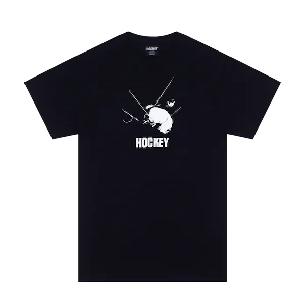 Hockey Pull Tee - Black