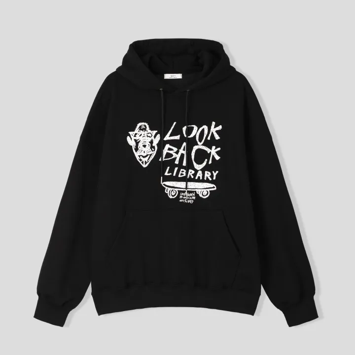 IONSEOUL  |Unisex Street Style Oversized Logo Hoodies