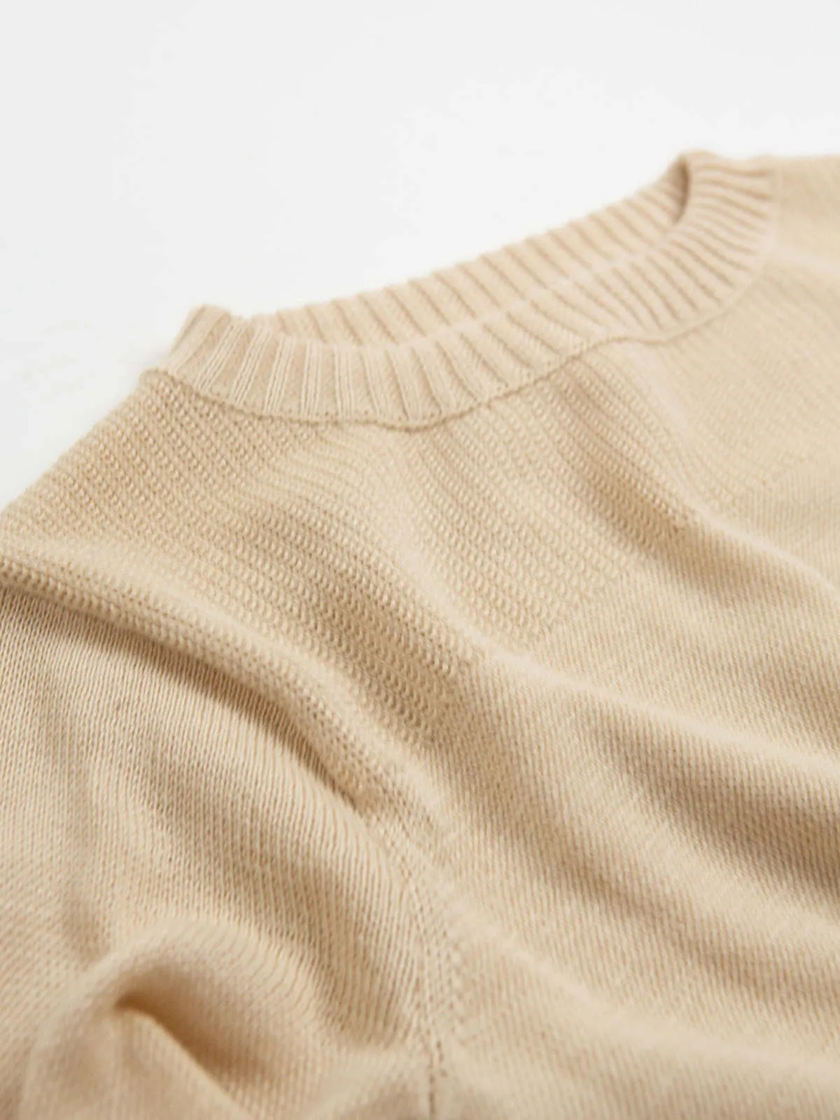 Isla Pima Cotton Sweater - Natural