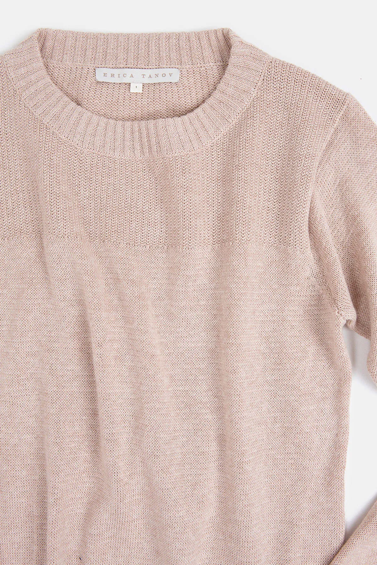 Isla Pima Cotton Sweater - Twig