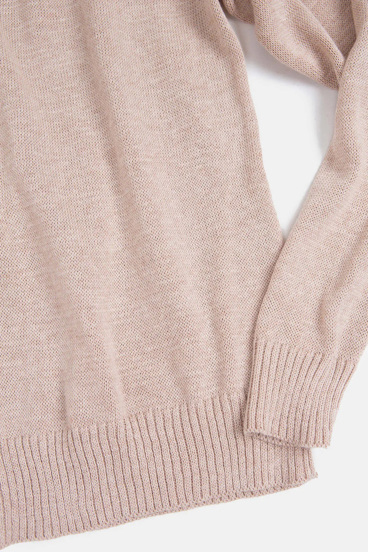 Isla Pima Cotton Sweater - Twig