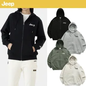 JEEP  |Unisex Street Style Logo Hoodies