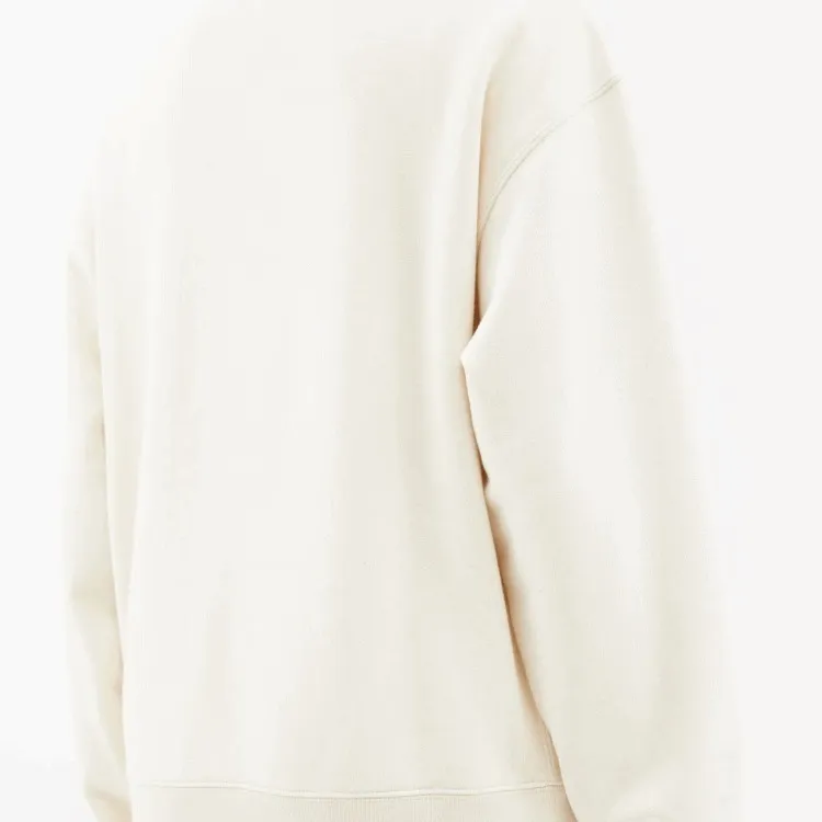 Jil Sander  |U-Neck Long Sleeves Plain Cotton Logo Hoodies & Sweatshirts