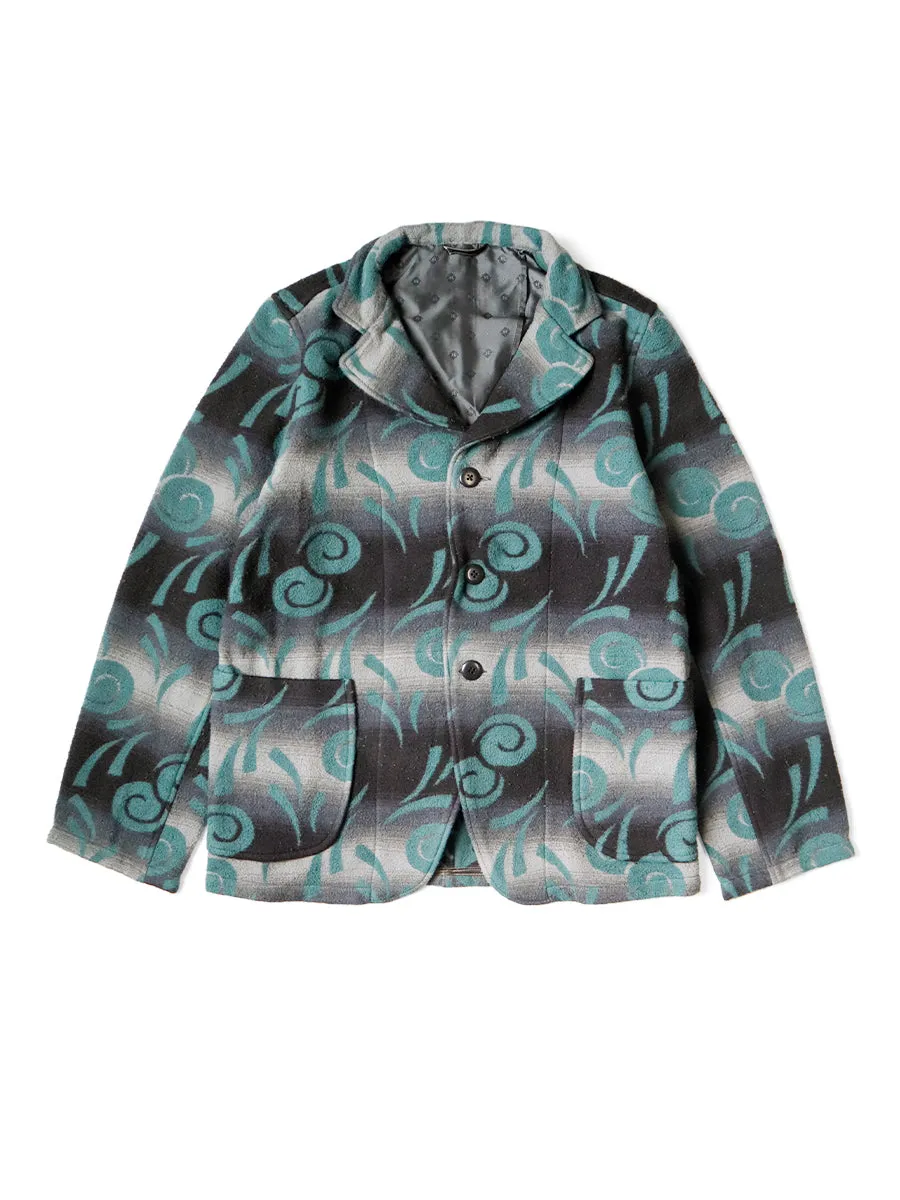 Kapital Napping Cotton Pueblo Vortex Pattern Hospital Jacket