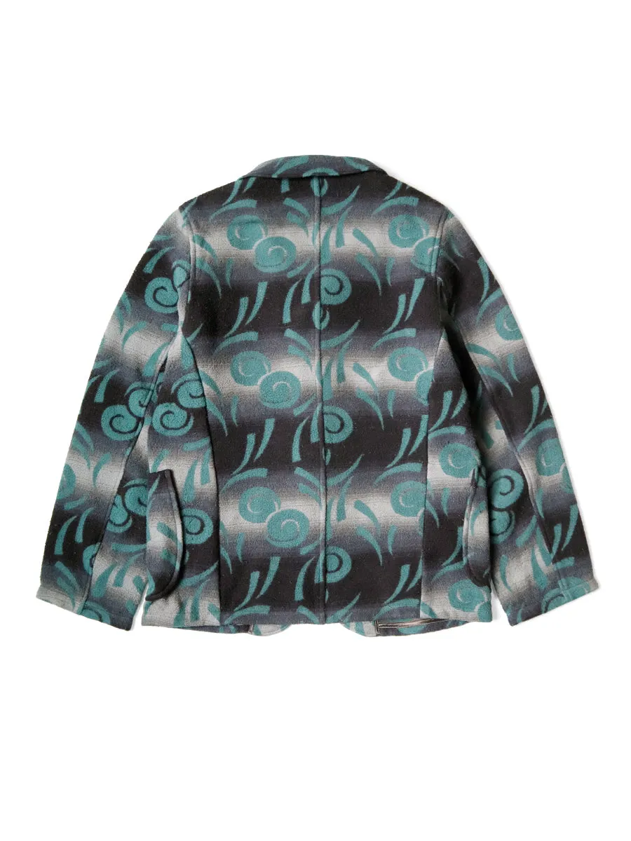 Kapital Napping Cotton Pueblo Vortex Pattern Hospital Jacket