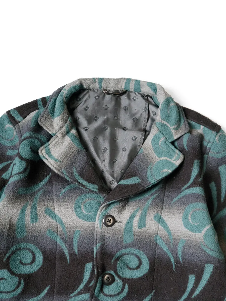 Kapital Napping Cotton Pueblo Vortex Pattern Hospital Jacket