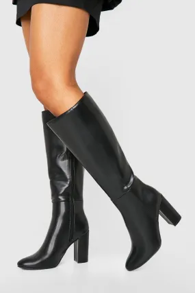 Knee High Block Heel Boots