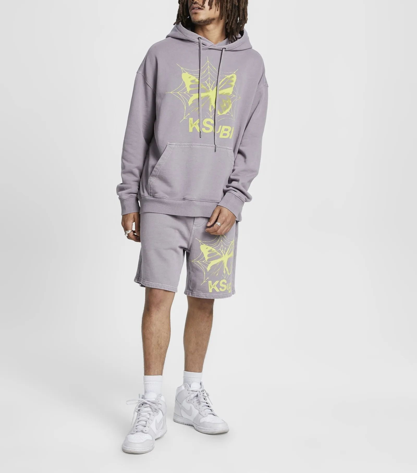 KSUBI  |Unisex Street Style Cotton Logo Hoodies