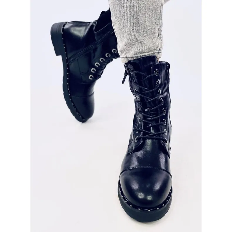 Lone Black boots