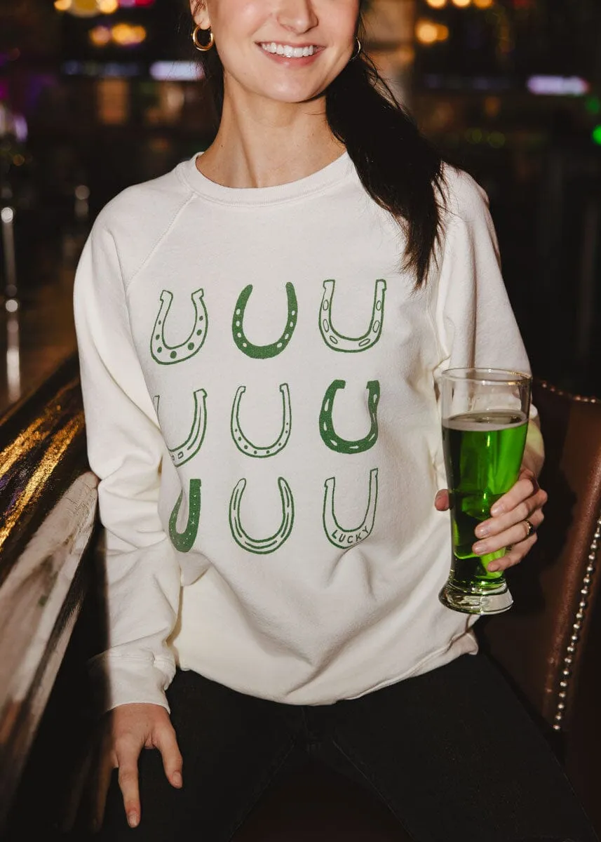 Lucky Horseshoe Classic Crew Sweatshirt