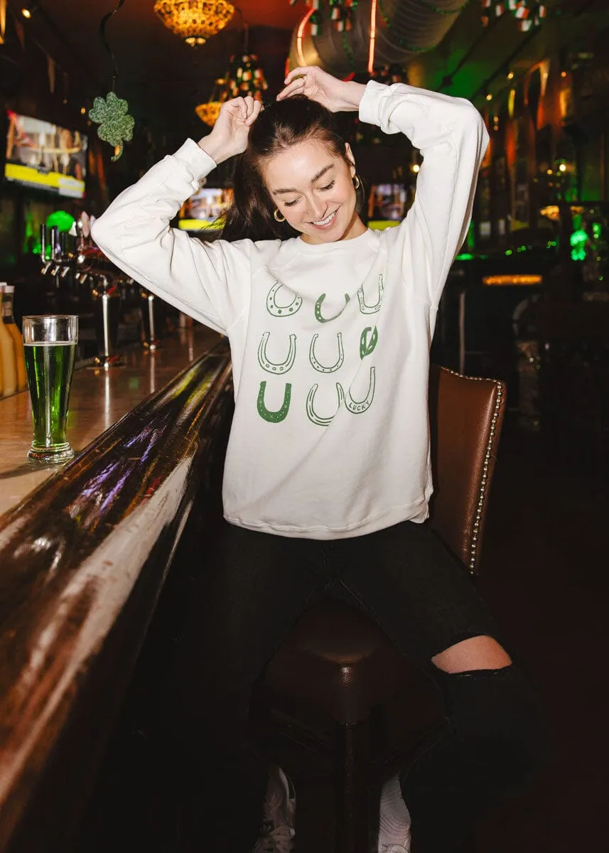 Lucky Horseshoe Classic Crew Sweatshirt