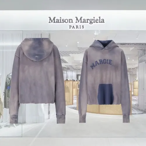 Maison Margiela  |Long Sleeves Plain Cotton Medium Hoodies & Sweatshirts