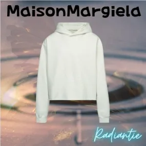 Maison Margiela  |Street Style Plain Cotton Logo Designers Hoodies