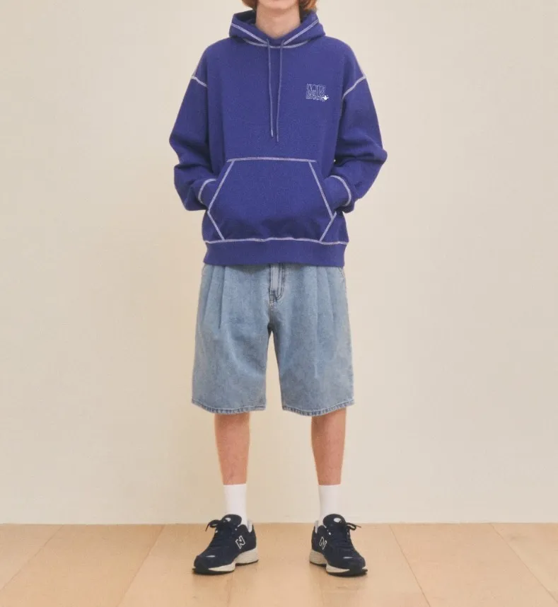 Mark Gonzales  |[MARK GONZALES] ★CONTRAST STITCH SWEAT HOODIE