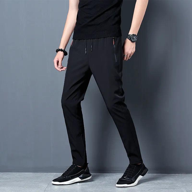 Men Casual Sweatpants - Stretch Slim Fit