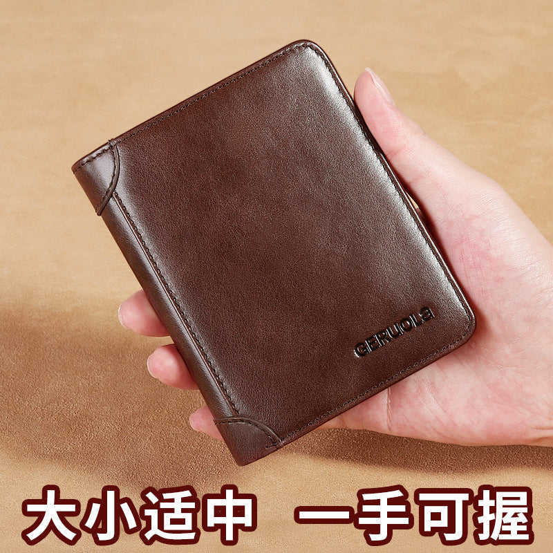 Men's genuine leather wallet