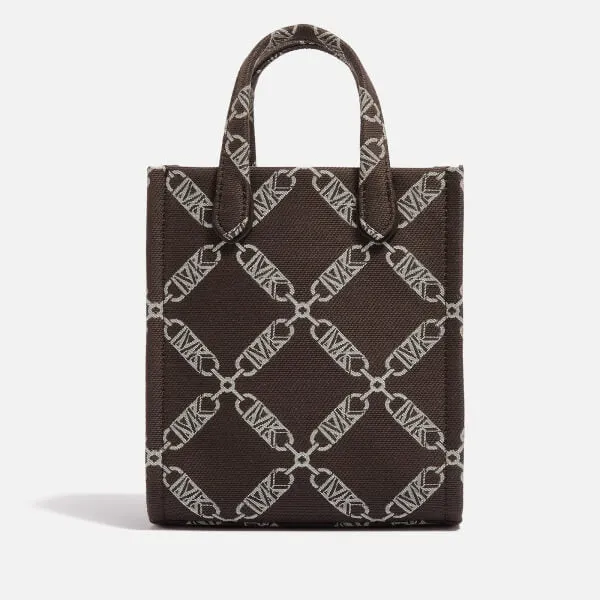 MICHAEL Michael Kors GIGI XS Logo-Jacquard Tote Bag