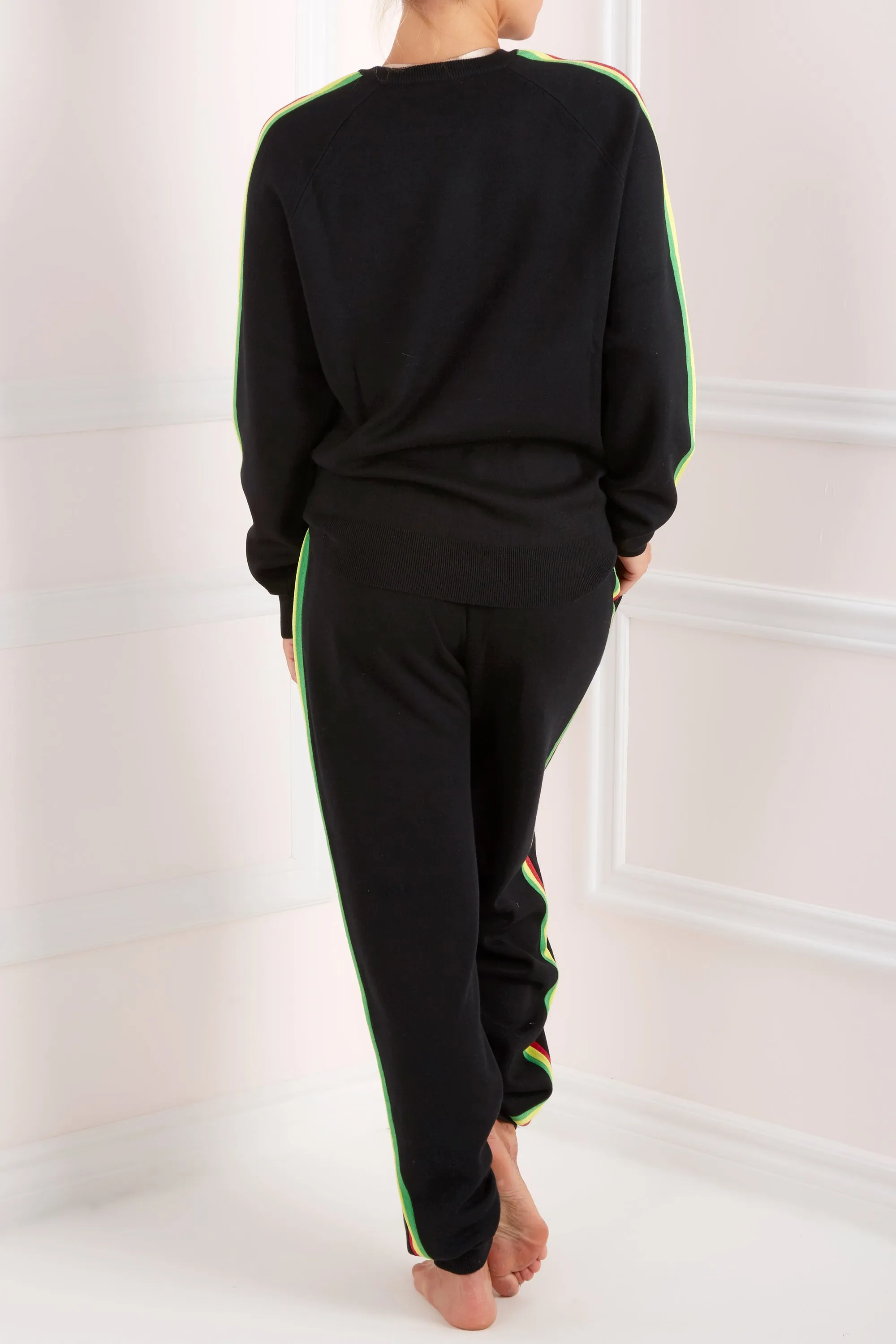 Missy Kingston Silk-Cashmere Tracksuit