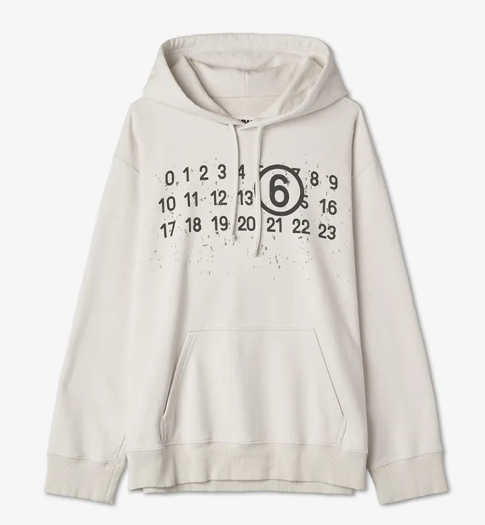 MM6 Maison Margiela  |Unisex Street Style Logo Hoodies