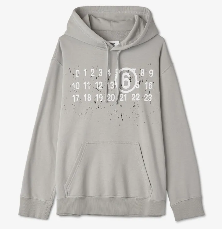 MM6 Maison Margiela  |Unisex Street Style Logo Hoodies