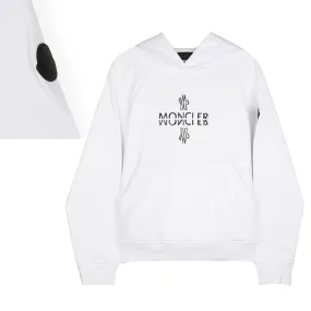 MONCLER  |Street Style Long Sleeves Logo Hoodies & Sweatshirts