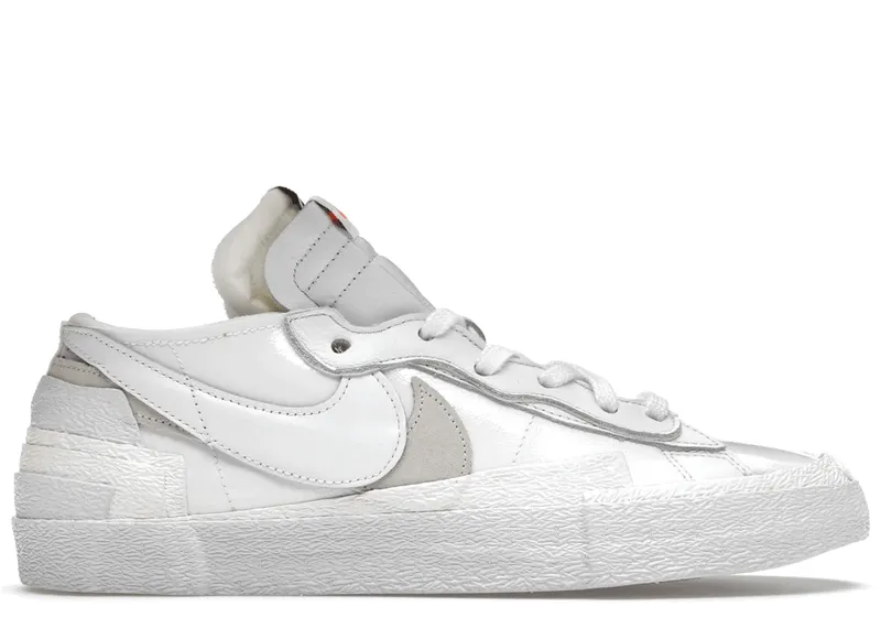 Nike Blazer Low Sacai White Patent Leather