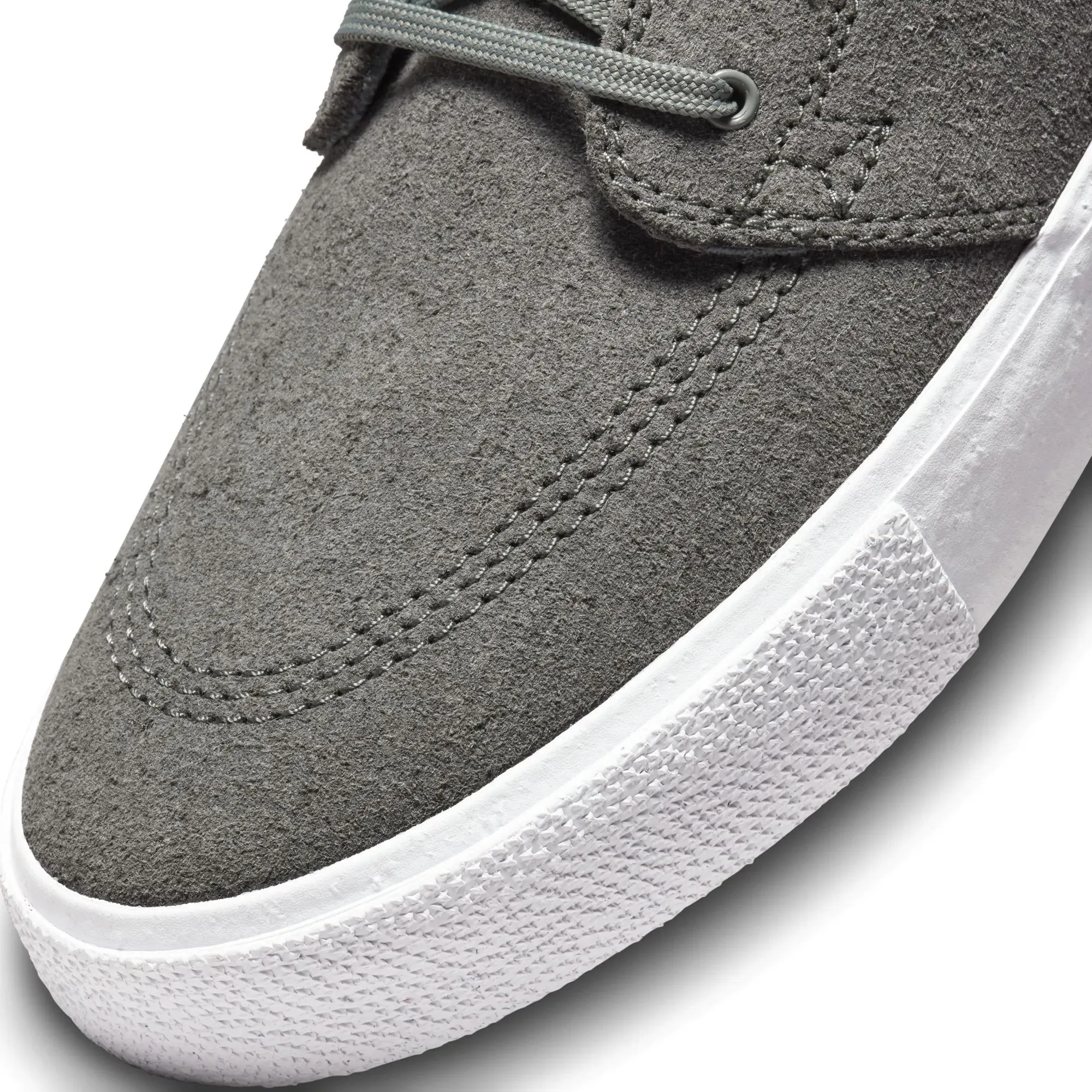 Nike SB Zoom Stefan Janoski FL RM Skate Shoes - Tumbled Grey/University Red-Tumbled Grey