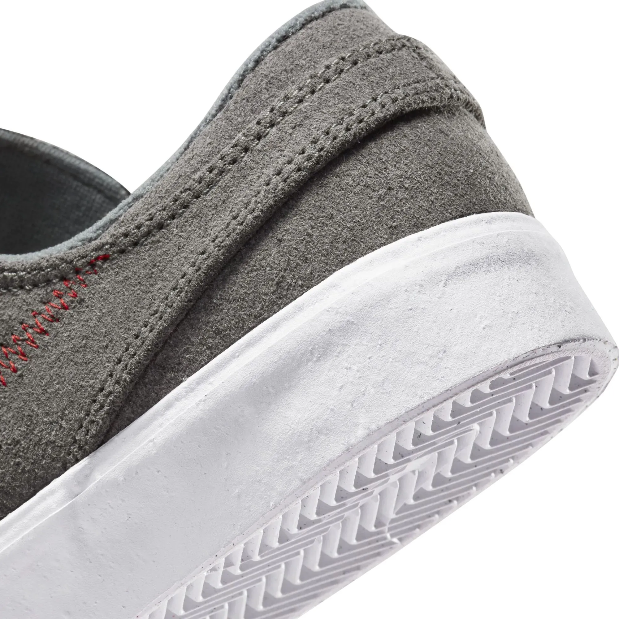 Nike SB Zoom Stefan Janoski FL RM Skate Shoes - Tumbled Grey/University Red-Tumbled Grey