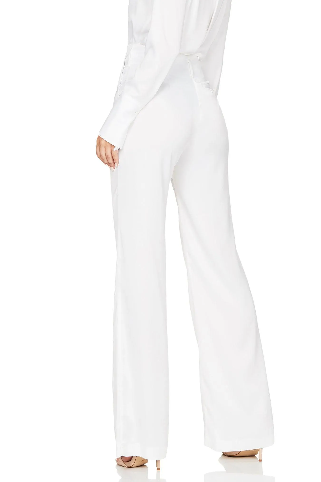 Nookie Sasha Satin Pants - White