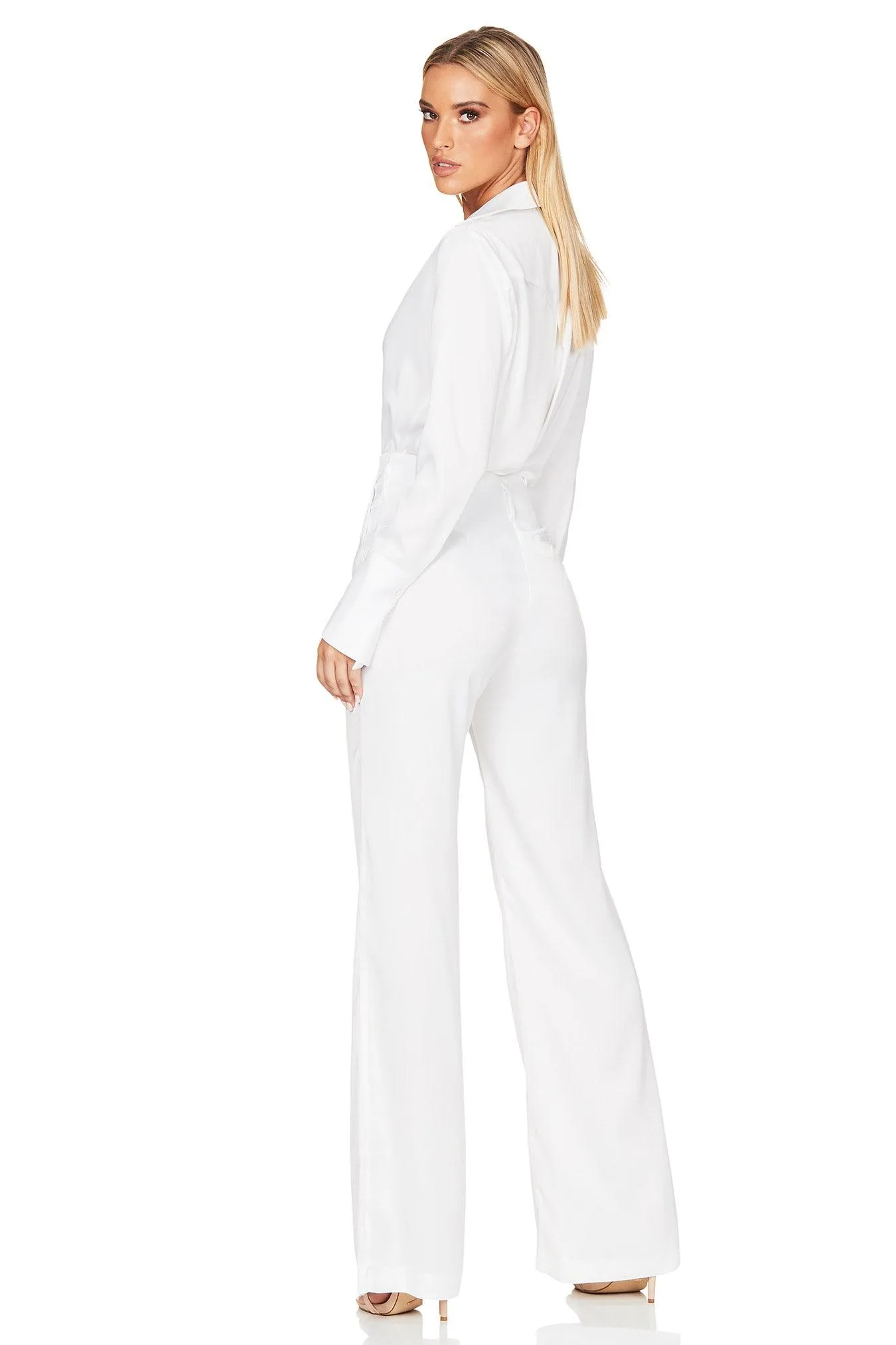 Nookie Sasha Satin Pants - White