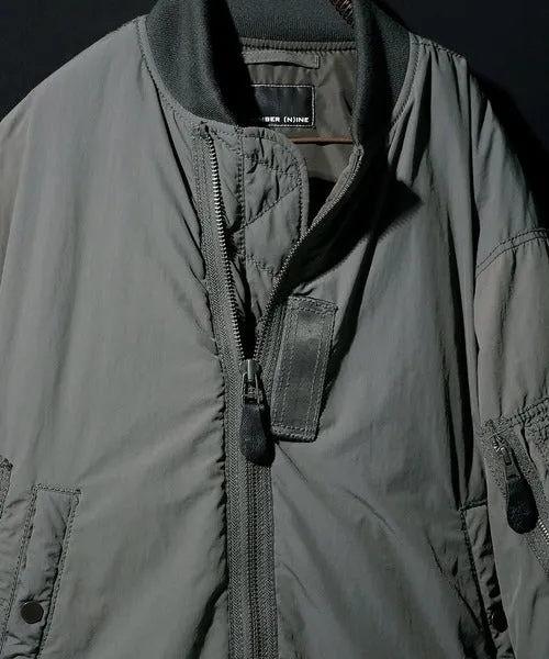 Number Nine Matte Nylon Over Ma-1 Jacket