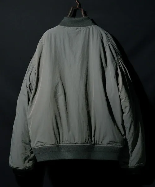 Number Nine Matte Nylon Over Ma-1 Jacket