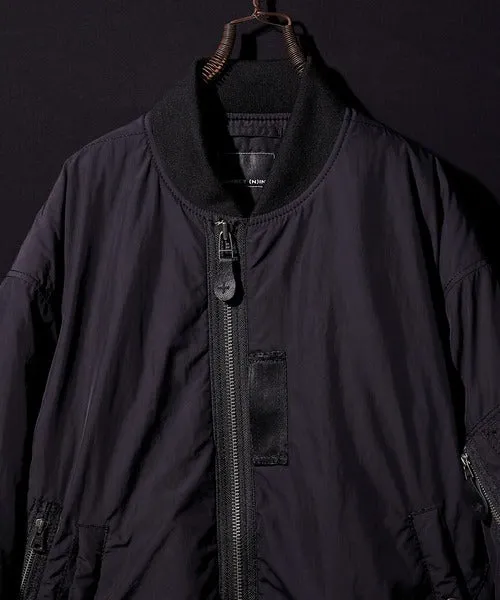 Number Nine Matte Nylon Over Ma-1 Jacket