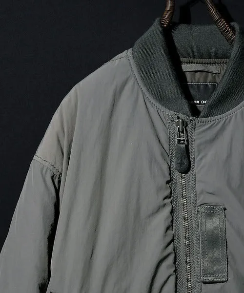 Number Nine Matte Nylon Over Ma-1 Jacket