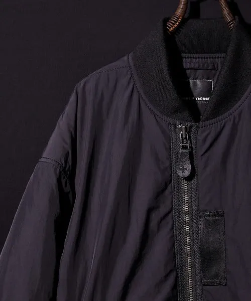 Number Nine Matte Nylon Over Ma-1 Jacket