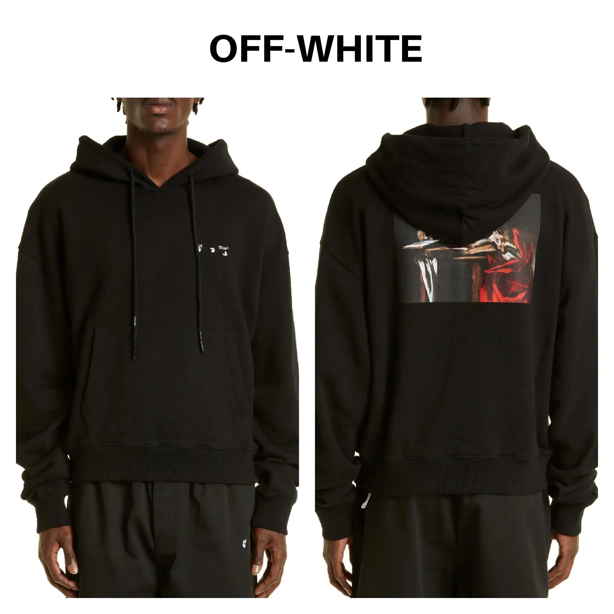 Off-White  |Street Style Plain Hoodies