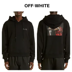 Off-White  |Street Style Plain Hoodies