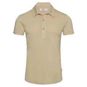 Orlebar Brown - Sebastian Merino Polo Shirt in Nutmeg