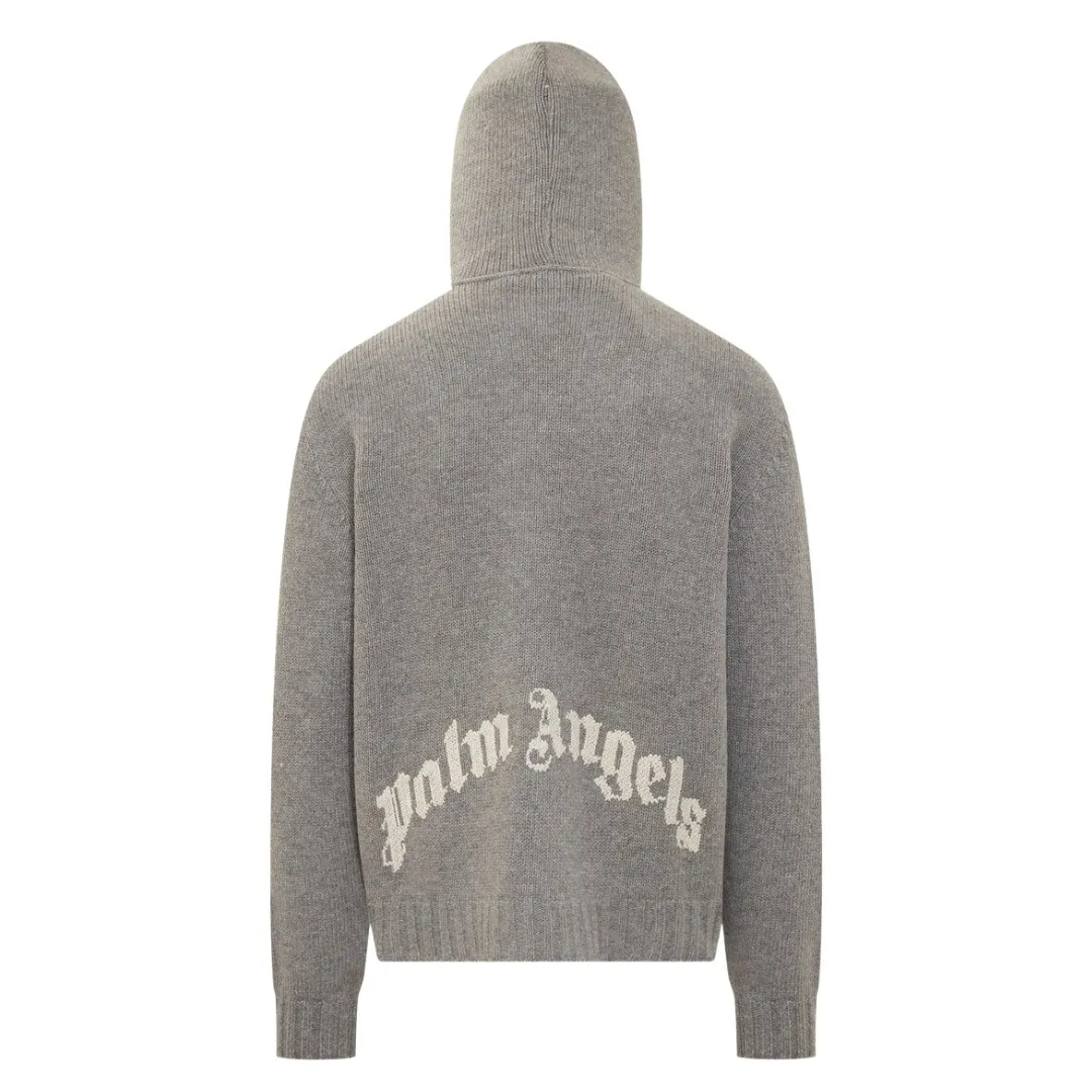 Palm Angels  |Wool Sweat Street Style Long Sleeves Logo Hoodies