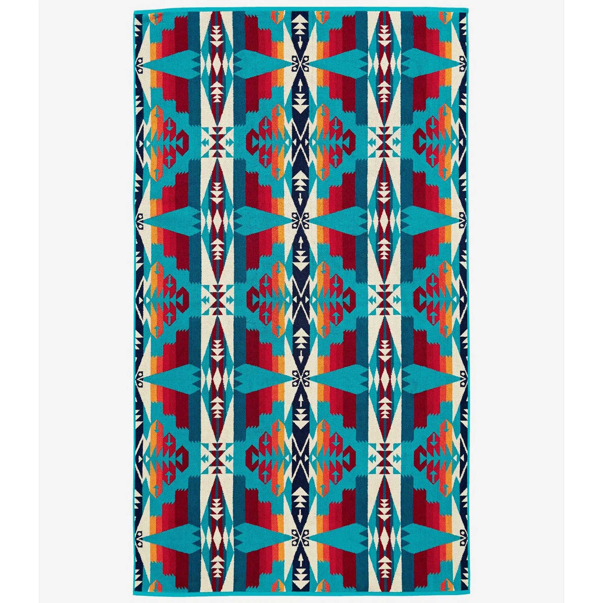 Pendleton Tuscan Turquoise Jacquard Spa Towel