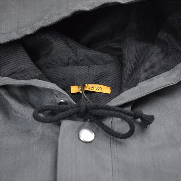 Peter Jensen - Waxed Cotton Unisex Rain Jacket - Black