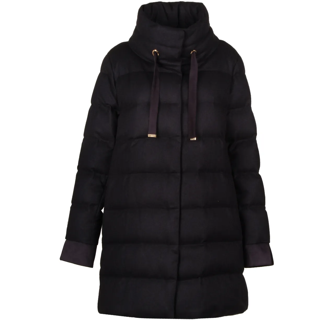 PIUMINO ASIMMETRICO COLLO ALTO Donna Blu Navy