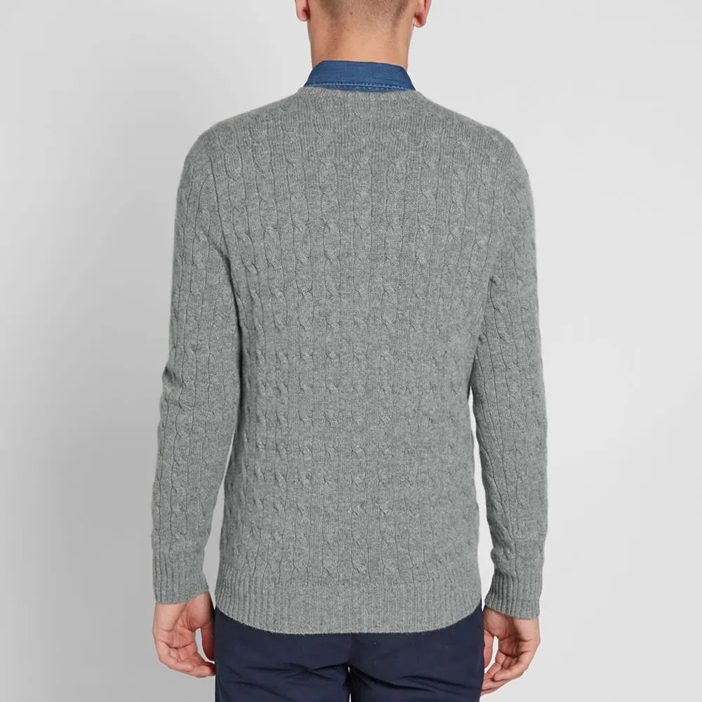 Polo Ralph Lauren Cashmere Cable KnitGrey